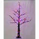 Halloween Tree Purple Orange LED Lights Prelit Outdoor Indoor Display