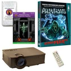 AtmosFearFX Phantasms Halloween DVD + 2 Screens (RD) + LED Projector