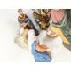 Kirkland Signature 13 pc piece Porcelain Nativity Set Wood Creche Complete w Box