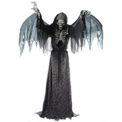 Halloween Decor Animated Life Size Angel of Death 7ft