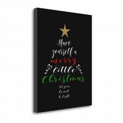 Merry Little Christmas by Tara Moss, Gallery Wrap Canvas  18