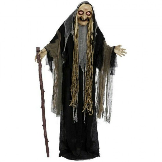 Mark Roberts 2020 Collection Animated Old Witch 5-Foot Figurine