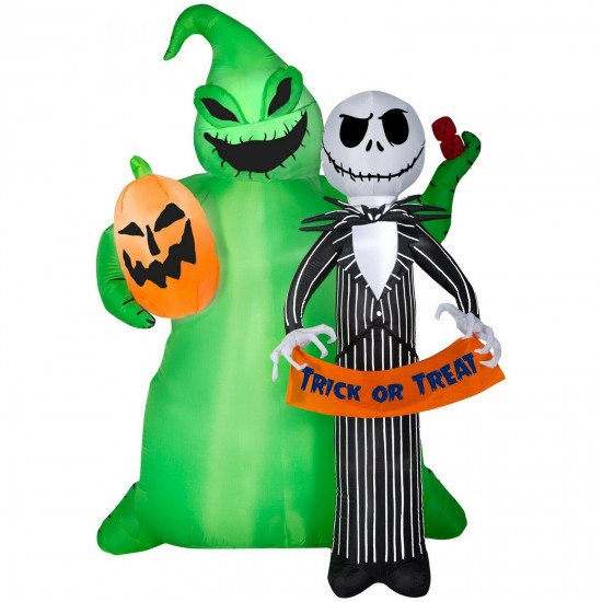 Nightmare Before Christmas Oogie Boogie Jack Skellington Halloween Inflatable