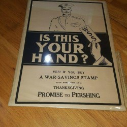 ORIGINAL WWI POSTER 