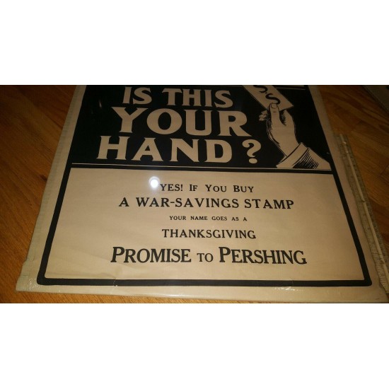 ORIGINAL WWI POSTER 