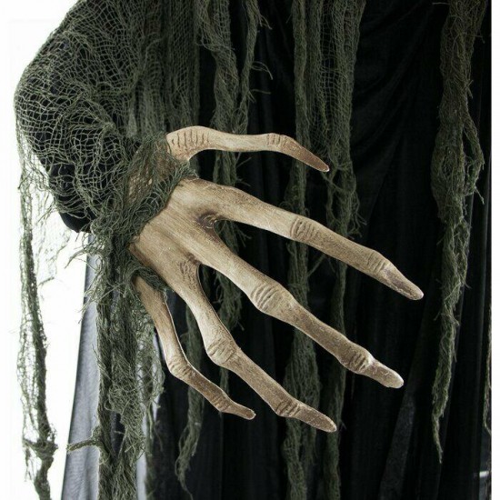 Halloween Talking Scary Tree Prop Animated Figurine Holiday Decor Prop Lighted