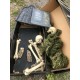 20 Piece Animated Halloween Graveyard Kit Skeletons Coffin