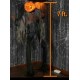 Morris Costumes Halloween Scorched Scarecrow with Fog Machine 7 ft.