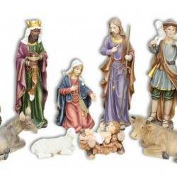 Holy Family Christmas Nativity Scene 36 Inch 11-Piece Set