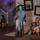 NEW! - Gemmy Halloween 6' Animatronic Motion Activated Speaking Witch W/Broom