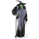 NEW! - Gemmy Halloween 6' Animatronic Motion Activated Speaking Witch W/Broom