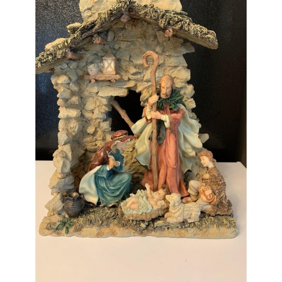 Christmas Nativity Joseph And Mary Stone One Piece 16