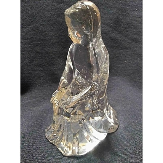 Baccarat Nativity Scene- Mary Kneeling (with red box)