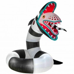 ANIMATED BEETLEJUICE SAND WORM Halloween Lighted Yard Inflatable 9.5 FT