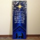 Nativity Christmas Home Decor Holiday Wood Sign Barn Wood Craft Winter Advent