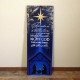 Nativity Christmas Home Decor Holiday Wood Sign Barn Wood Craft Winter Advent