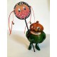 Vintage Folk Art SILVER WILLOW Halloween 