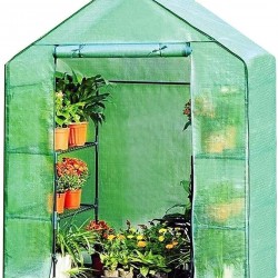 KSLD Walk-in Greenhouse, Portable Plant Gardening Greenhouse, Suitable Gardening Flowerpot Outdoor Use Greenhouse Hoops Indoor Small Portable Greenhouse 1022