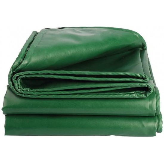 JFFFFWI Tarpaulin,Heavy Duty Tarp Waterproof Tarp UV Resistant Green Thicken Sheet for Garden Furniture Hutch Trampoline Wood Car Camping Or Gardening-540g/㎡ Tarpaulin (Size : 4mx8m)