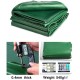 JFFFFWI Tarpaulin,Heavy Duty Tarp Waterproof Tarp UV Resistant Green Thicken Sheet for Garden Furniture Hutch Trampoline Wood Car Camping Or Gardening-540g/㎡ Tarpaulin (Size : 4mx8m)