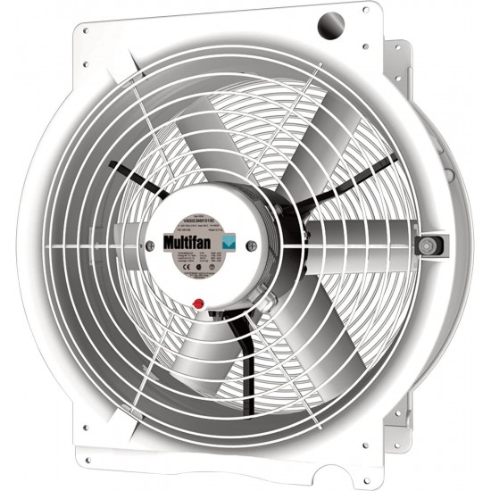 Multifan 20in. Q Greenhouse Fan - 4765 CFM, 1/2 HP, 240 Volt, Model Number T4E5002M81100