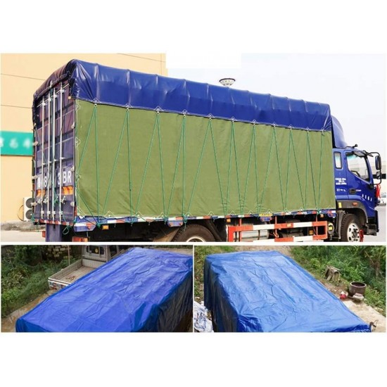 JFFFFWI Tarpaulin, Heavy Duty Tarp Truck Tarp Waterproof UV ResistantTarpaulin for Car Boat Camping Fishing, Gardening Firewood Woodpile Tarpaulin (Size : 3mx5m)