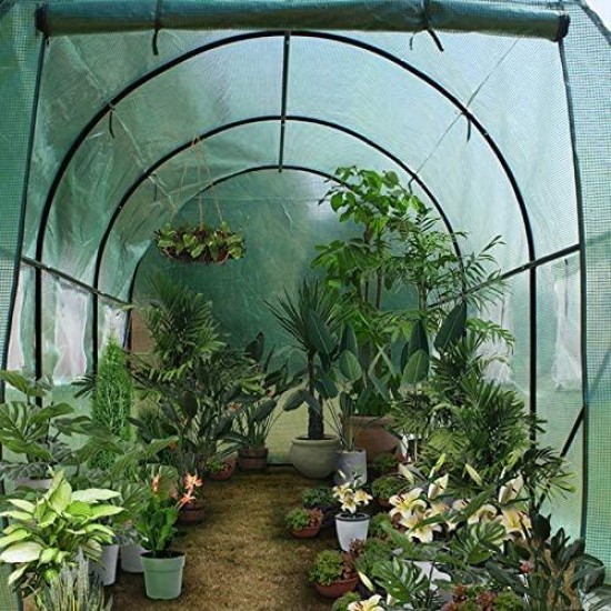 YQ WHJB 3-Tier Portable Garden Walk-in Greenhouse,Heavy Duty Greenhouse Plant Gardening Dome Greenhouse Tent