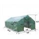 WYZBD 20′x10′x7′-B Heavy Duty Greenhouse Plant Gardening Spiked Greenhouse Tent