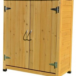 Tuuertge Outdoor Storage Cabinets Outdoor Storage Box Tool Shoe Rain Boots Shovel Cabinet Rainproof Anticorrosive Galvanized Outdoor Storage Container (Color : Yellow, Size : 75x40x90cm)