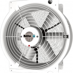 Multifan 20in. Q Greenhouse Fan - 4750 CFM, 1/2 HP, 120 Volt, Model Number T4E50K3M81100