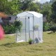 Ygo Waterproof Greenhouse Hot House with Zipper Doors for Garden,Patio,Home,Backyard (Color : White)