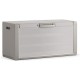 Outdoor Storage Cabinets Outdoor Indoor Storage Box Villa Garden Courtyard Balcony Waterproof Sunscreen Large Capacity Storage Outdoor Storage Container ( Color : Creamy white , Size : 118x49x55cm )