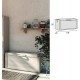 Outdoor Storage Cabinets Outdoor Indoor Storage Box Villa Garden Courtyard Balcony Waterproof Sunscreen Large Capacity Storage Outdoor Storage Container ( Color : Creamy white , Size : 118x49x55cm )