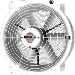 Multifan 16in. Q Greenhouse Fan - 3350 CFM, 1/3 HP, 120 Volt, Model Number T4E40K4M81100