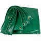 JFFFFWI Tarp Sheet Tarpaulin Heavy Duty Tarp Waterproof Ground Sheet Cover Green with Eyelets for Outdoor Camping, Wood, Car, Camping Or Gardening 450g/㎡ 16 Sizes (Color : Green, Size : 3X5M)