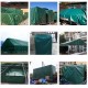 JFFFFWI Tarp Sheet Tarpaulin Heavy Duty Tarp Waterproof Ground Sheet Cover Green with Eyelets for Outdoor Camping, Wood, Car, Camping Or Gardening 450g/㎡ 16 Sizes (Color : Green, Size : 3X5M)