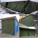 JFFFFWI Tarpaulin, Canvas Tarps Heavy Duty Tarp Waterproof and UV Protected Green Ground Sheet s for Garden Furniture Hutch Trampoline Wood Car Camping Or Gardening-18 Size Optional (600g/㎡) tarpaul