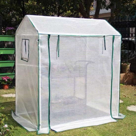 Ygo Greenhouse Hot House with Zipper Doors for Garden,Patio,Home,Backyard (Color : B, Size : 150195cm/5976.8