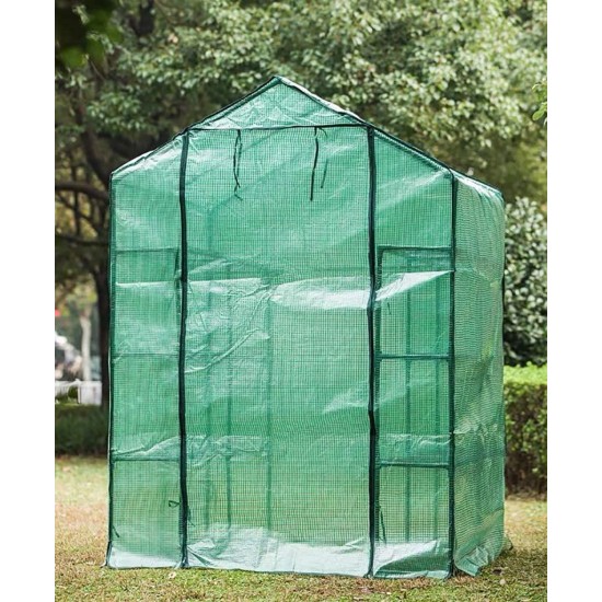 Ygo Greenhouse Hot House with Zipper Doors for Garden,Patio,Home,Backyard