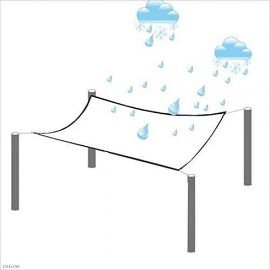 LXHONG Transparent Tarpaulin Heavy Duty, 0.12mm Thick PVC Tarp，Waterproof Clear Tarpaulin with Eyelets Tear Resistance Rainproof Easy to Clean Plants Vegetable Shed, 26 Sizes