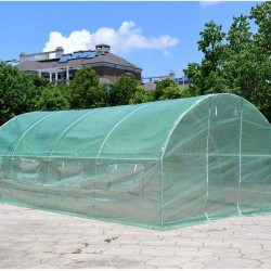 Unik Always 20 feet Long 8 Window Walk in Greenhouse Garden Plant Grow Tent Steel Frame PE Cover