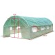 Unik Always 20 feet Long 8 Window Walk in Greenhouse Garden Plant Grow Tent Steel Frame PE Cover