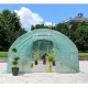 Unik Always 20 feet Long 8 Window Walk in Greenhouse Garden Plant Grow Tent Steel Frame PE Cover