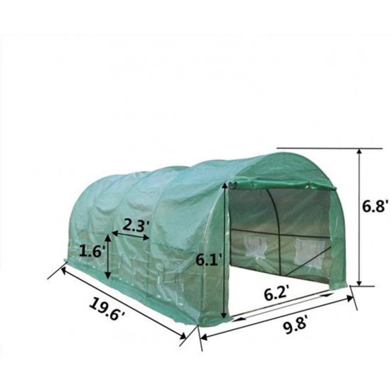 WYZBD 20′x10′x7′ -A Heavy Duty Greenhouse Plant Gardening Dome Greenhouse Tent