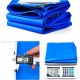 ZHUAN Tarpaulin Waterproof Heavy Duty Sunscreen Roof Weatherproof Edge Hole Gardening Accessories Outdoor Picnic Tablecloth, 22 Sizes (Color : Blue, Size : 5.8x9.8m)