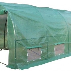 YQ WHJB Greenhouse with Steel Frame and Steel Frame Door,Plastic Portable Garden Greenhouses for Indoor Outdoor