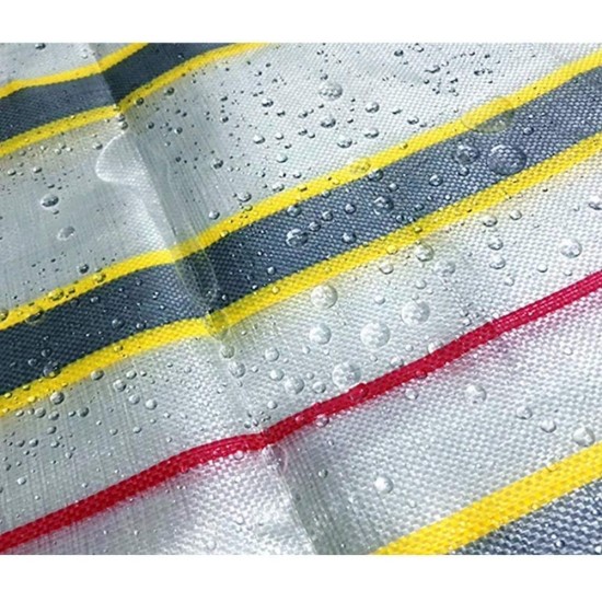 JFFFFWI Tarp, PE Material Double Sided Heavy Duty 210GSM Tarpaulin, for Garden Furniture, Wood, Car, Camping Or Gardening (Size : 6X6M)