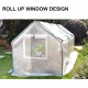 Ygo Greenhouse Outdoor Waterproof Hot House with Zipper Doors for Garden,Patio,Home,Backyard (Size : 180cm/70.8